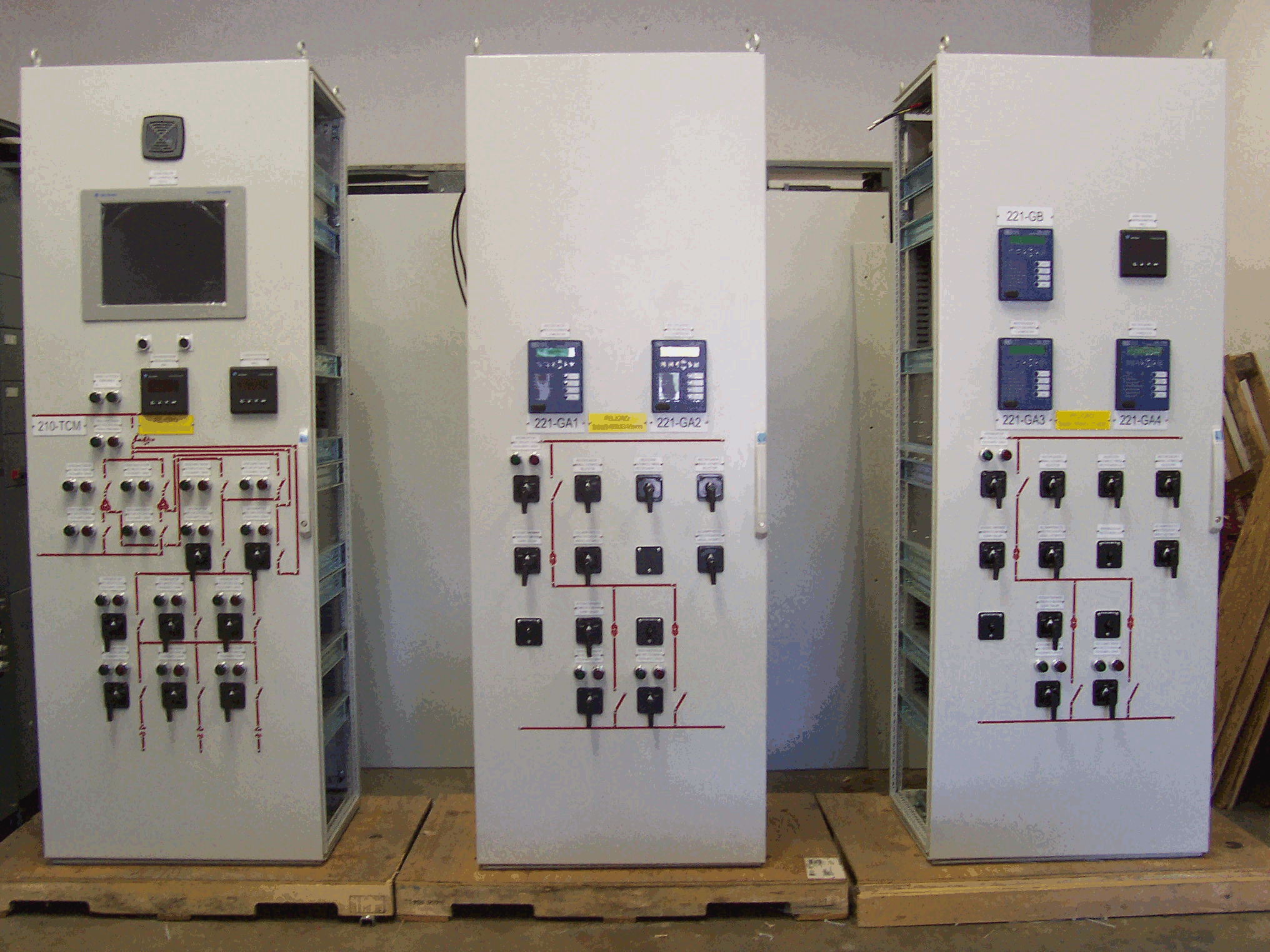 Chile mimic and control panel